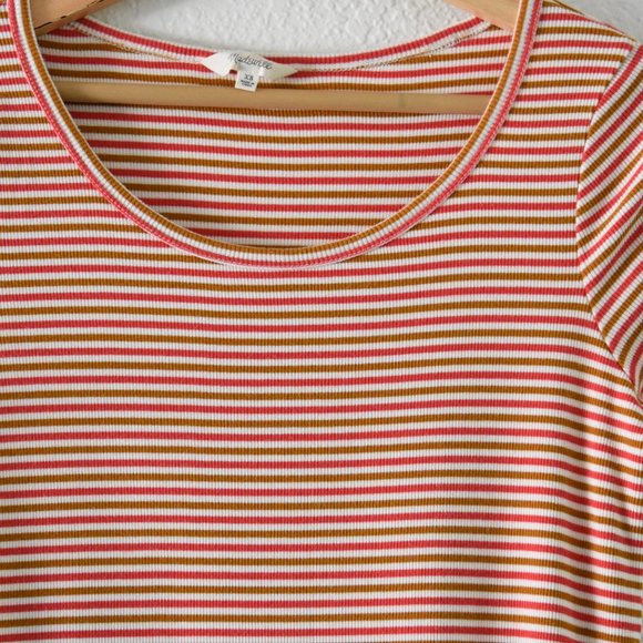 Madewell Swingy Tee Dress Short Sleeve Scoop Neck Relaxed Mini - Picture 8 of 13